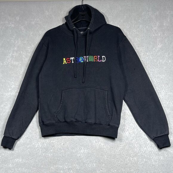 Travis Scott Sweatshirt Size Small Black Astroworld Wish You Were Here Hoodie